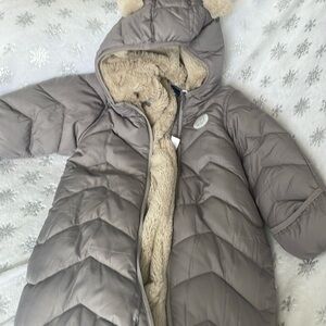 Snowsuit with bear ears